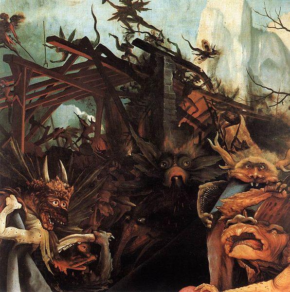 Matthias Grunewald The Temptation of St Anthony oil painting picture